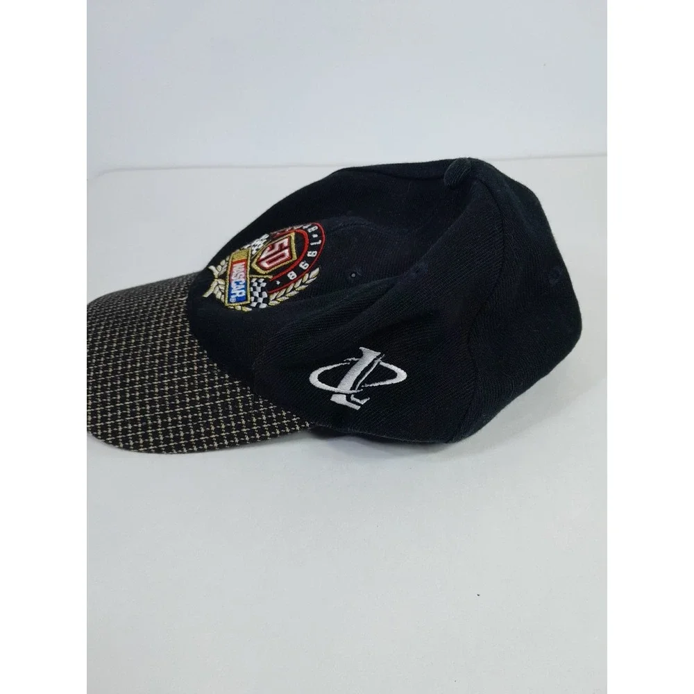 Vintage 90s 1998  NASCAR Hat Cap Strap Back 50th Anniversary Racing Logo Athleti - Picture 3 of 6